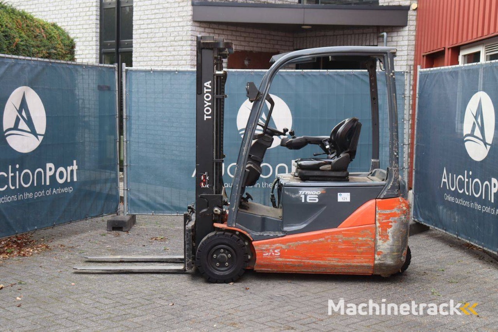 Toyota 8FBE16T Electric Forklift 1600kg 3.3m 2019