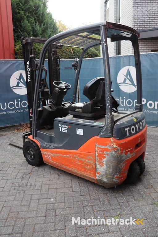 Toyota 8FBE16T Electric Forklift 1600kg 3.3m 2019