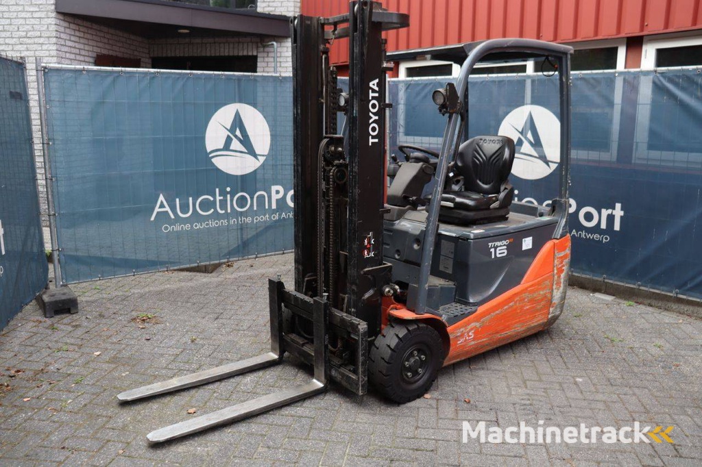 Toyota 8FBE16T Electric Forklift 1600kg 3.3m 2019