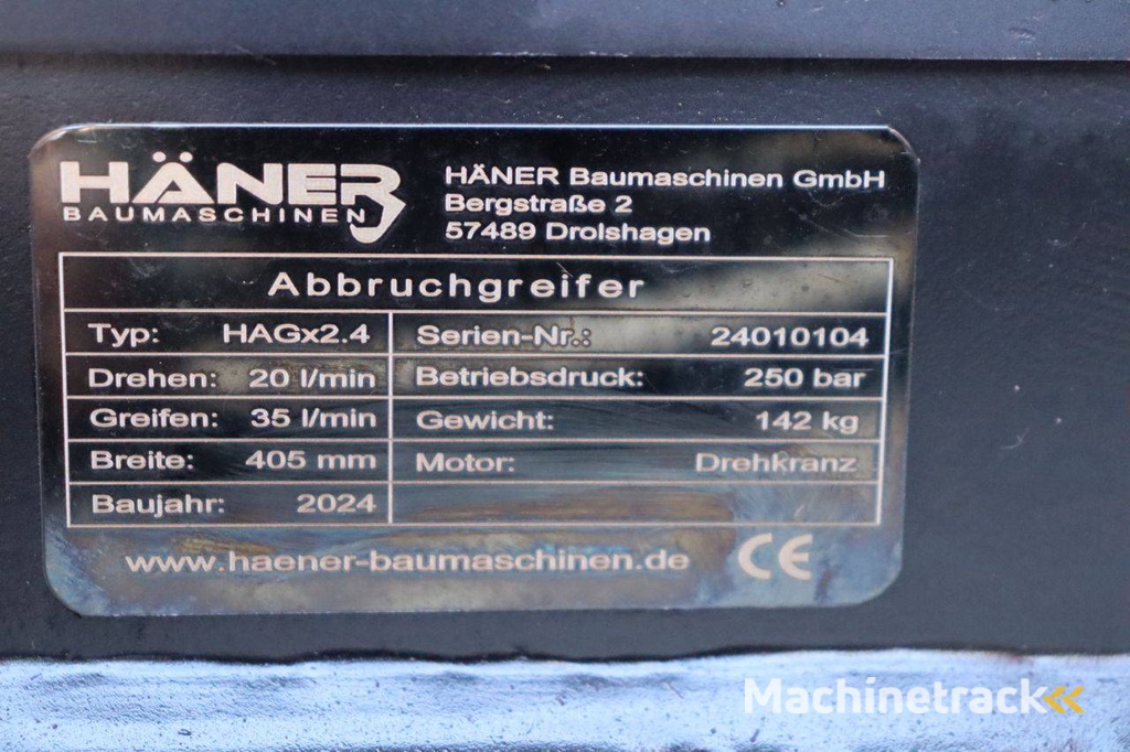 Sorting grab Häner HAGx2.4 2025 New