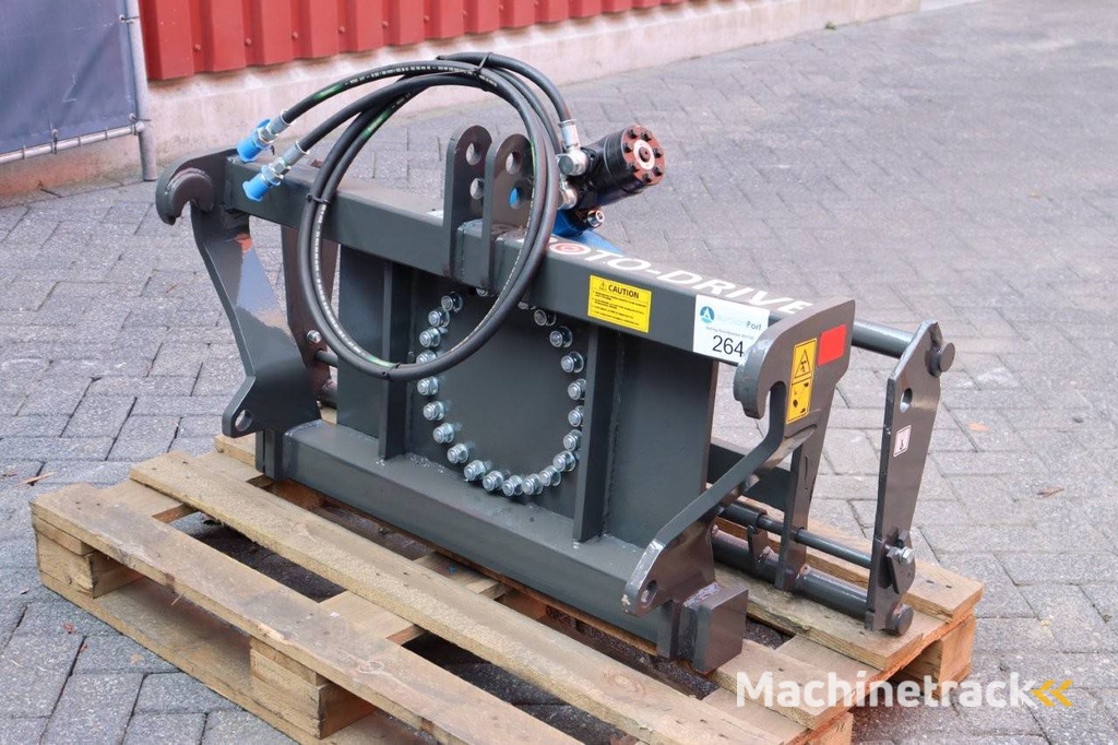 Draaiadapter Passend Euro opname voorlader of Shovel Roto-Drive 360 Nieuw