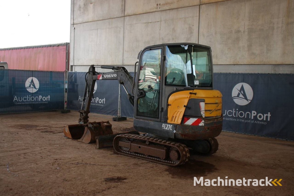 Rupsgraafmachine Volvo EC27C Diesel 2013