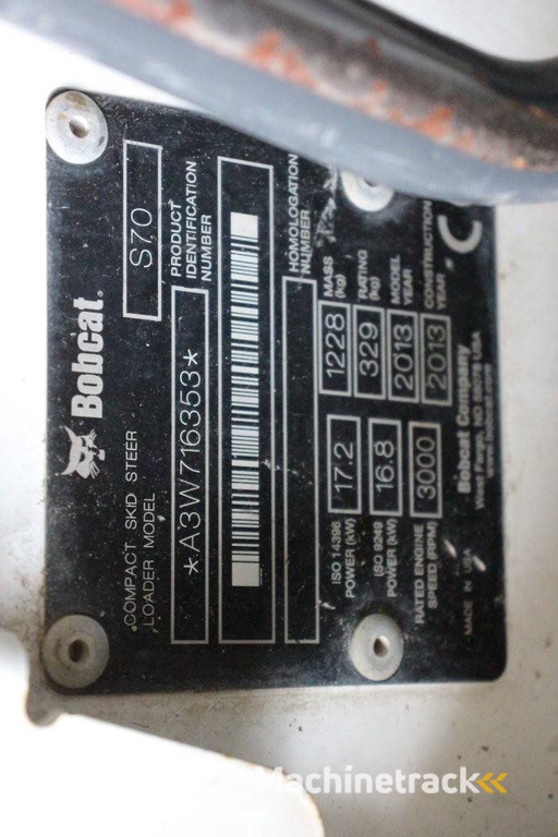 Schranklader Bobcat S70 Diesel 17kW 2013
