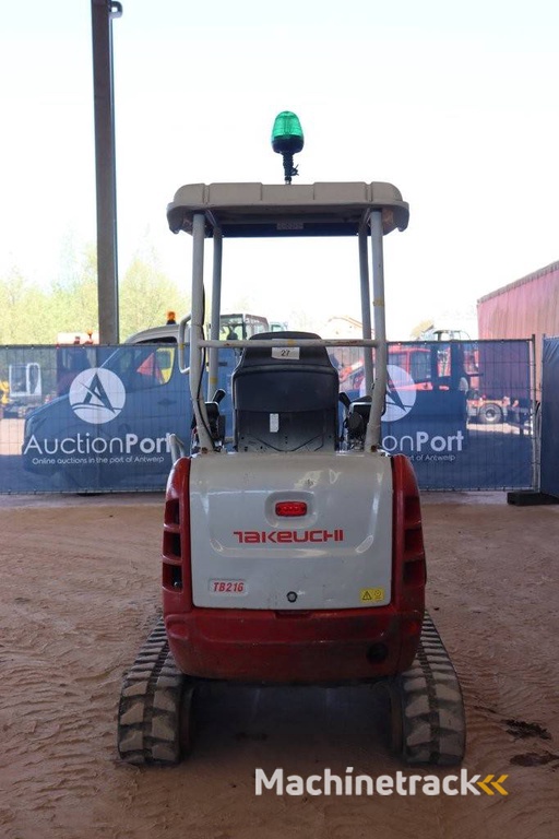 Minigraver Takeuchi TB216 Diesel 11kW 2014