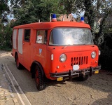 Thumbnail of Vintage Fire Truck Willys Jeep Petrol 1963 (Margin)