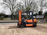 Minituur van Heftruck Toyota 42-5FGF 25 LPG 2500kg 4.7m 1990