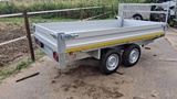 Minituur van Plateau aanhangwagen 2000kg 3.0x1.50m Nieuw