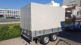 Minituur van Bakaanhangwagen BW 2.50x1.50x1.50m