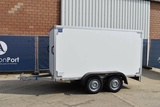 Minituur van Gesloten Aanhangwagen Kerenzo 750kg 3.0x1.50x1.50m