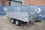 Minituur van Aanhangwagen Kipper BW Trailer 750kg 250x150x100cm Nieuw