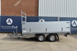 Minituur van Elektrische Kipper BW Trailer 2700kg 330x180x70cm Nieuw