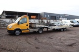 Minituur van Autotransporter Iveco Daily 35C15 Diesel 146pk 2008 met semi-dieplader