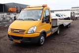 Minituur van Autotransporter Iveco Daily 35C15 Diesel 146pk 2008 met semi-dieplader