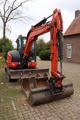 Minituur van Rupsgraafmachine Kubota U55-4 Diesel 33.8kW 2017