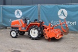 Minituur van Minitractor Kubota A-15 Diesel 15pk met grondfrees
