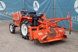 Minituur van Minitractor Kubota A-15 Diesel 15pk met grondfrees
