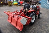 Minituur van Minitractor Yanmar Ke-3 Diesel 13.5pk met grondfrees