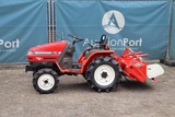 Minituur van Minitractor Yanmar Ke-3 Diesel 13.5pk met grondfrees