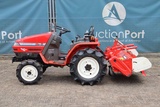 Minituur van Minitractor Yanmar Ke-3 Diesel 13.5pk met grondfrees