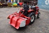 Minituur van Minitractor Yanmar Ke-3 Diesel 13.5pk met grondfrees