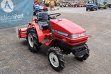Minituur van Minitractor Yanmar Ke-3 Diesel 13.5pk met grondfrees
