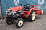 Minituur van Minitractor Yanmar F165 Diesel 16pk met grondfrees