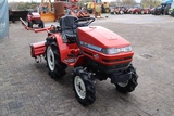 Minituur van Minitractor Yanmar Ke-4 Diesel 14.5pk met grondfrees