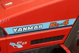 Minituur van Minitractor Yanmar Ke-4 Diesel 14.5pk met grondfrees