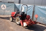 Minituur van Minitractor Yanmar KE-50 Diesel 15pk met grondfrees