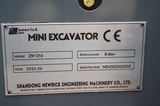 Minituur van Minigraver Newrick ZW 316 Benzine 8.6kW 2025 Nieuw DEMO