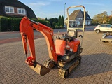 Minituur van Minigraver Kubota K008-3 Diesel