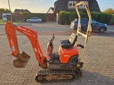 Minituur van Minigraver Kubota K008-3 Diesel