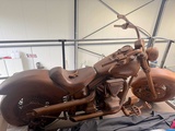 Minituur van mancave 'houten harley'