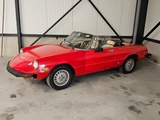 Minituur van Alfa Romeo Spider 2000 (project-staat)