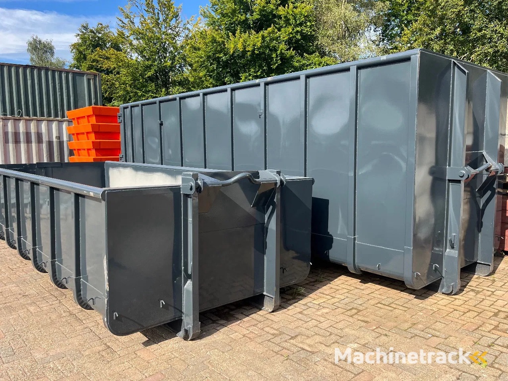 Diversen 40/20/15 m3’s op voorraad rood ral 7016/ral3000/ral1007  3/4 mm en 4/5 mm !!