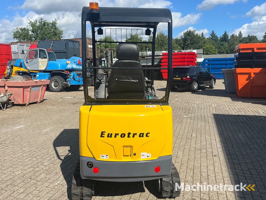 Eurotrac HE 18 (D1105) Kubota nieuwe SCHERP GEPRIJSD!!minigraafmachine (lease mogelijk) 2 tonner