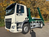 Minituur van DAF CF 410 Portaalarm Hyva bj2020 74600 km !! Euro 6 (tot 2030 ZE GEBIED)