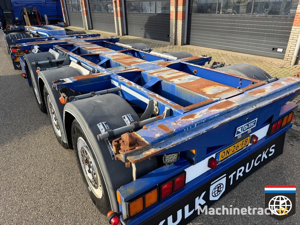 D-Tec FLEXITRAILER Multi - 2x 20-30-40-45 HC / 2x LIFT AXLE K1658