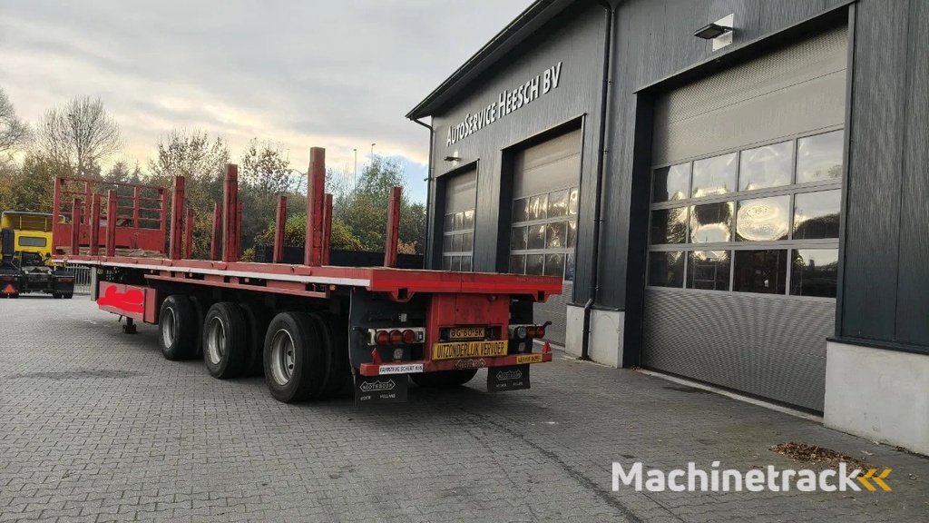Nooteboom OVB-55-03V -- SCHUIF TRAILER -- 3 ASSEN GESTUURD -- TROMMELREM -- LUCHTVERING - SAF ASSEN