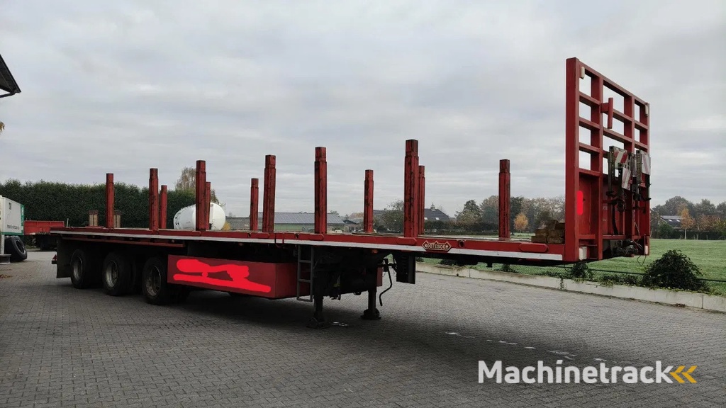 Nooteboom OVB-55-03V -- SCHUIF TRAILER -- 3 ASSEN GESTUURD -- TROMMELREM -- LUCHTVERING - SAF ASSEN