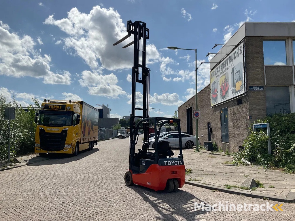 Toyota 8FBEKT16 1600KG 5.00METER HEFTRUCK