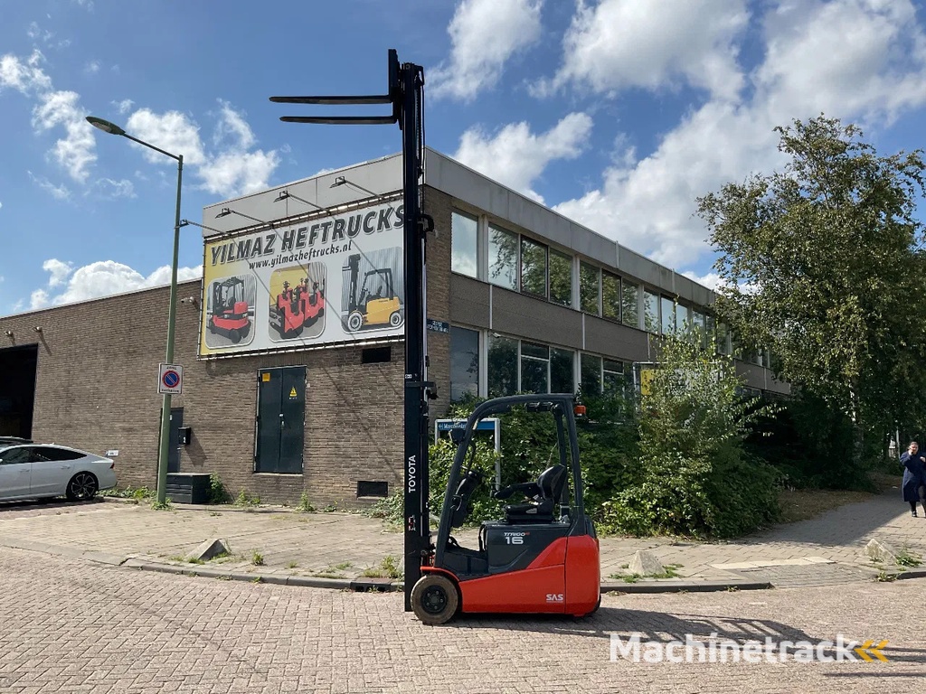 Toyota 8FBEKT16 1600KG 5.00METER HEFTRUCK