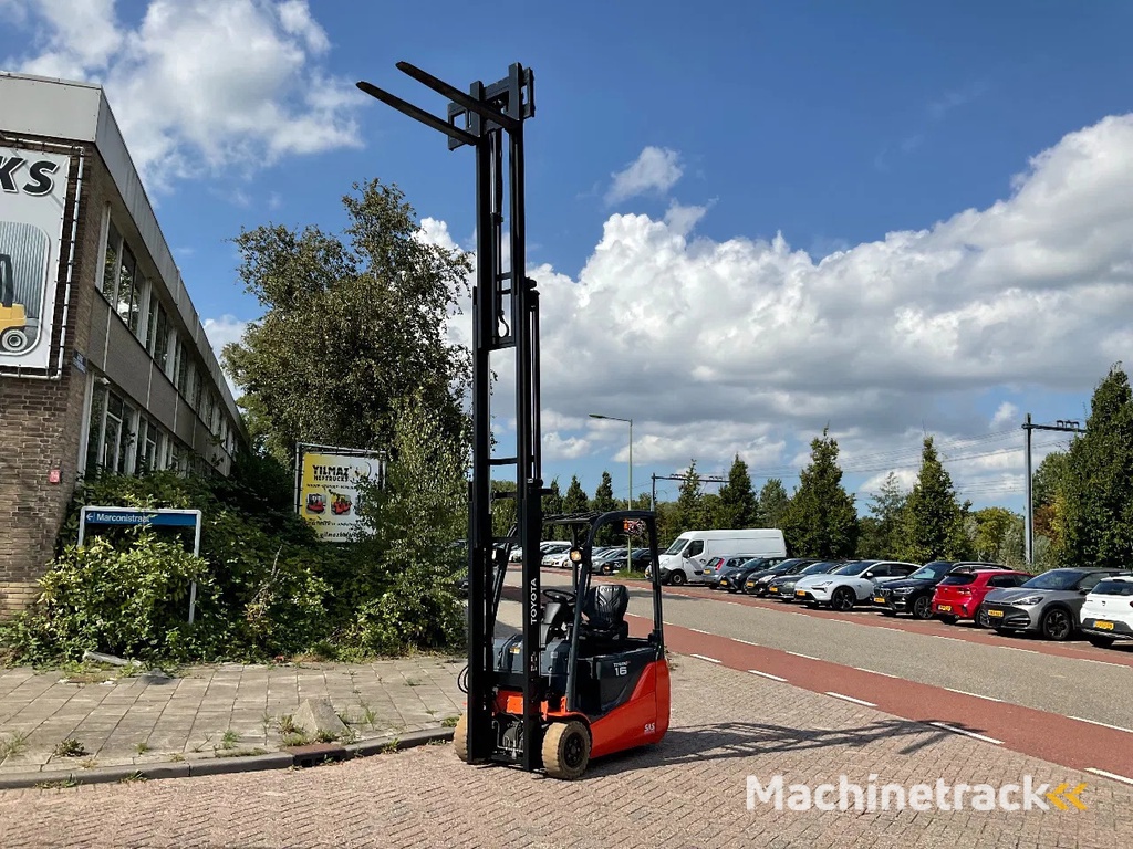 Toyota 8FBEKT16 1600KG 5.00METER HEFTRUCK