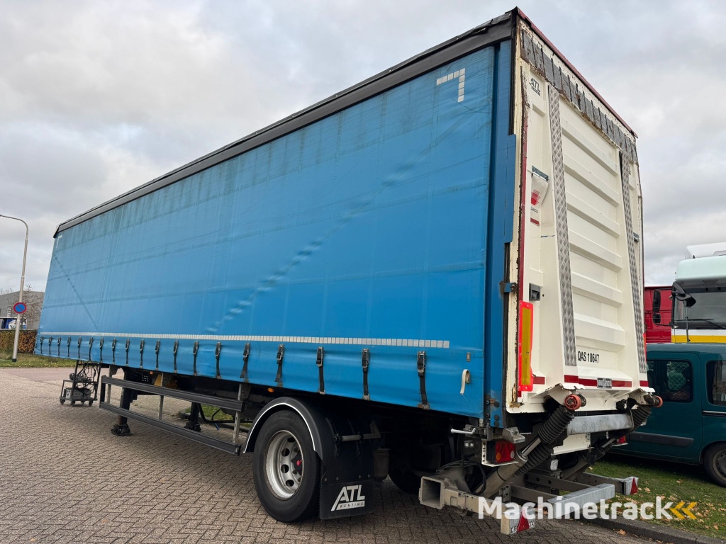 System1-Axel / Tail Lift 2500 KG / Open Roof / Belgium Trailer