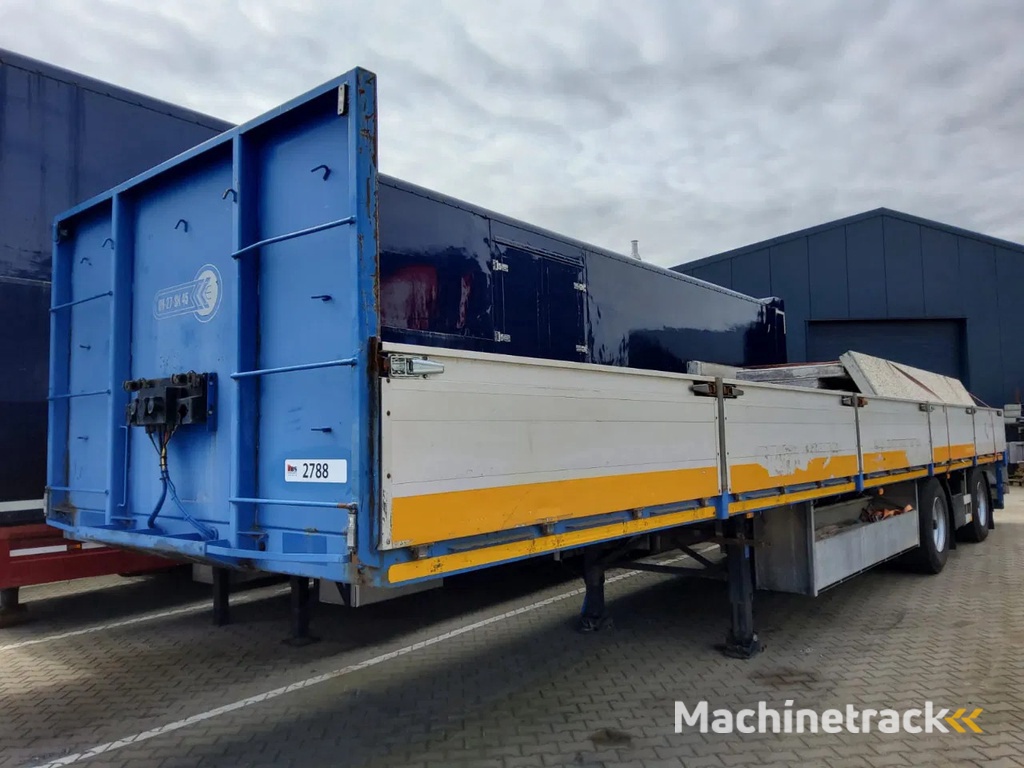 Pacton TBD 230 | Stenentrailer | Gestuurde achteras