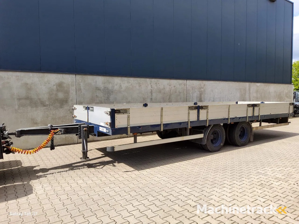 NETAM-FRUEHAUF A2 218A | Middenasaanhanger | Open wipkar met zijborden