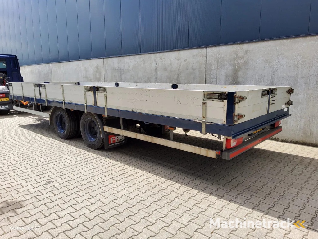 NETAM-FRUEHAUF A2 218A | Middenasaanhanger | Open wipkar met zijborden