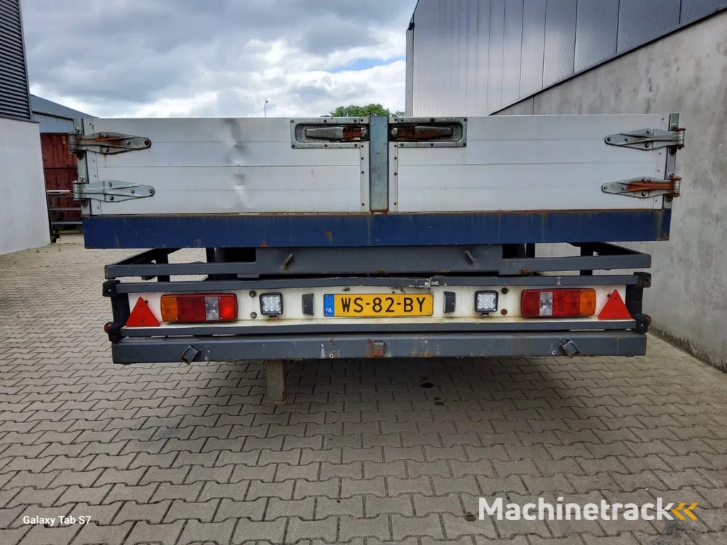 NETAM-FRUEHAUF A2 218A | Middenasaanhanger | Open wipkar met zijborden