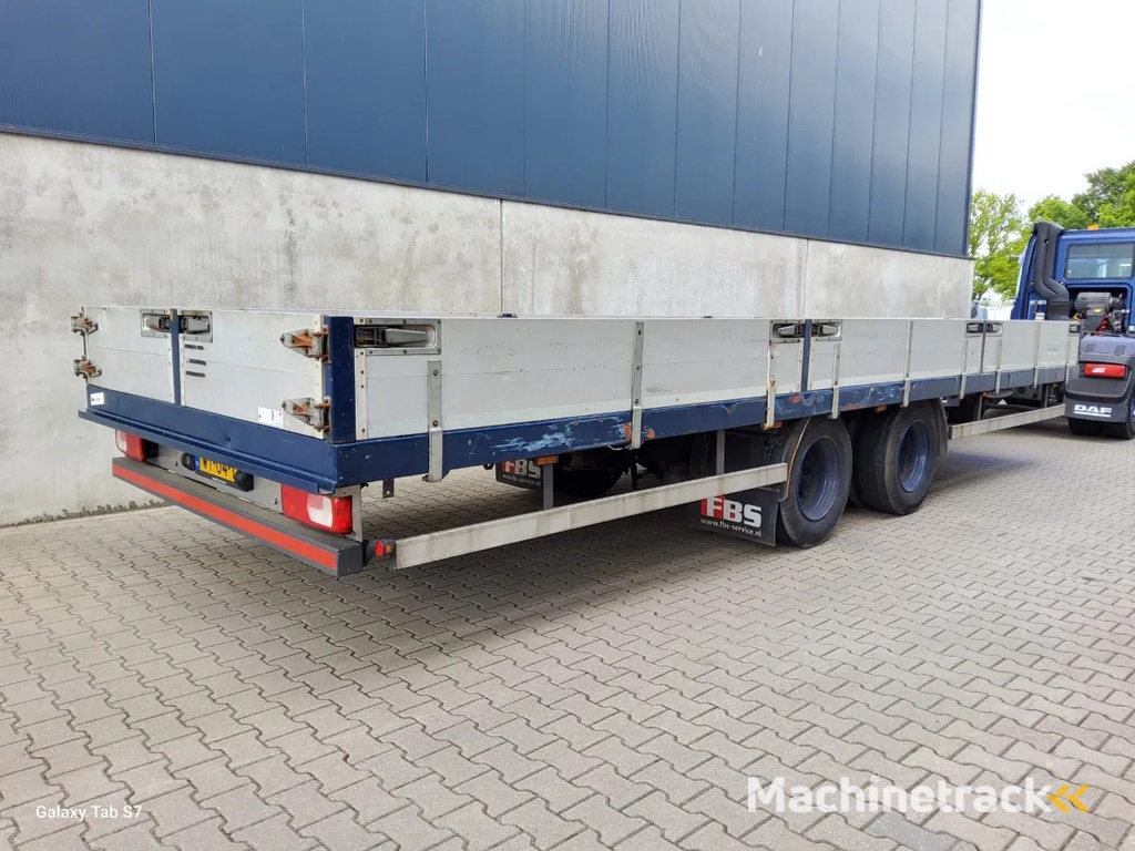 NETAM-FRUEHAUF A2 218A | Middenasaanhanger | Open wipkar met zijborden
