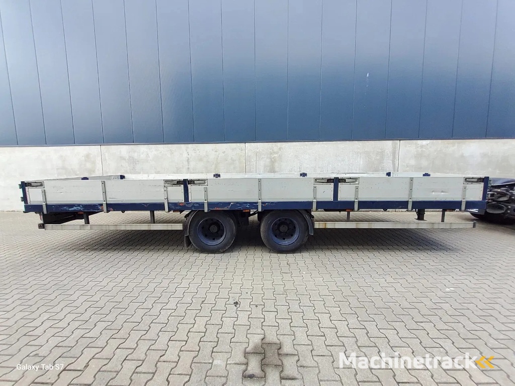 NETAM-FRUEHAUF A2 218A | Middenasaanhanger | Open wipkar met zijborden